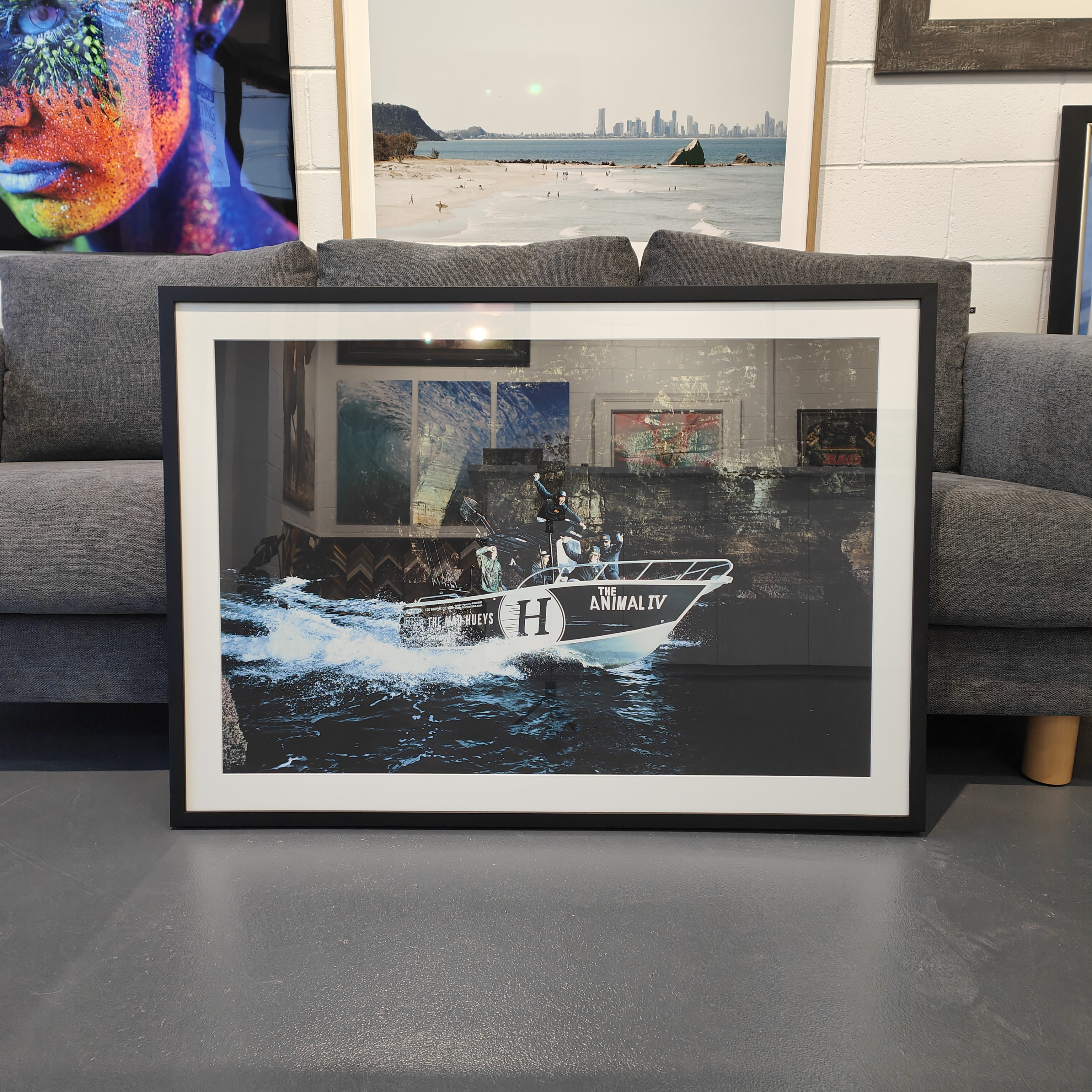 printed and framed high quality image