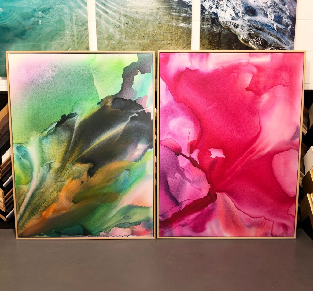 Artists Piece Printed And Framed On Canvas