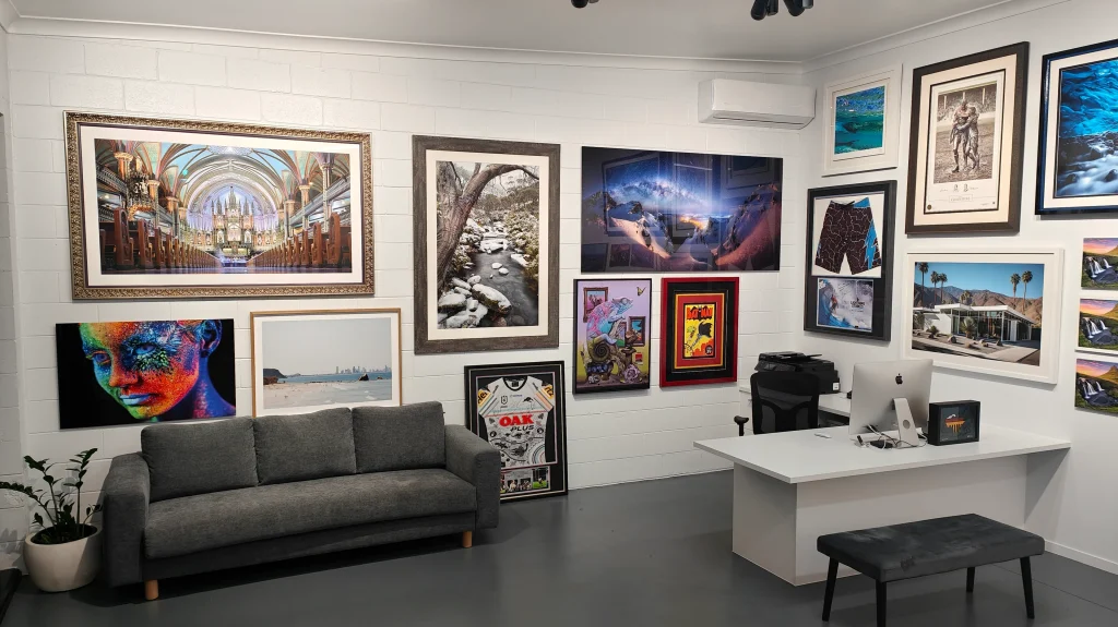 Gold Coast Printing And Framing Showroom